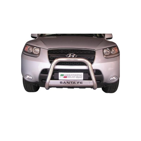 Hyundai Santa-Fe II nerezový predný ochranný rám 63mm