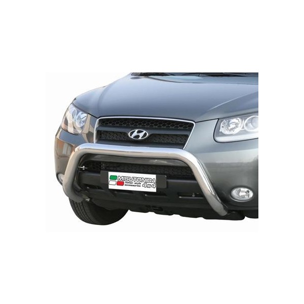 Hyundai Santa-Fe II nerezový predný ochranný rám 76mm