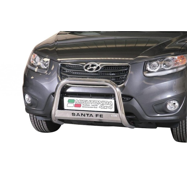Hyundai Santa-Fe II FL nerezový predný ochranný rám 63mm