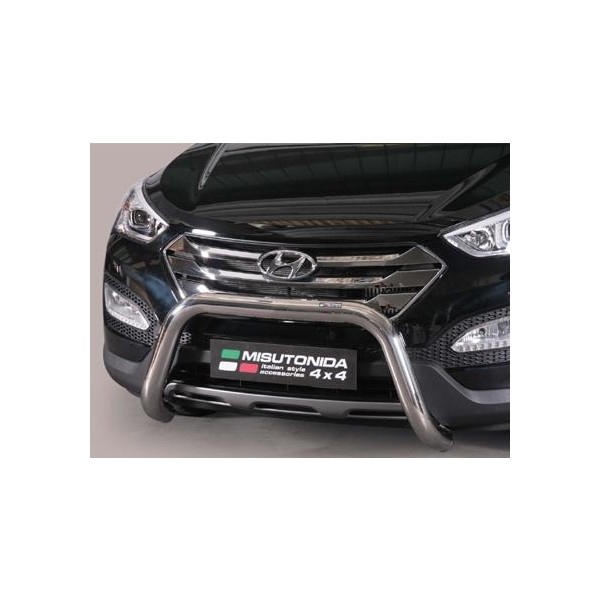 Hyundai Santa-Fe III nerezový predný ochranný rám 76mm