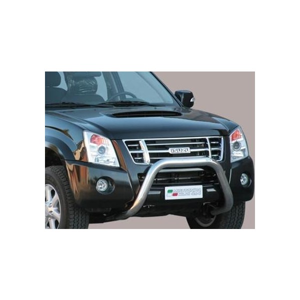 Isuzu D-Max nerezový predný ochranný rám 76mm