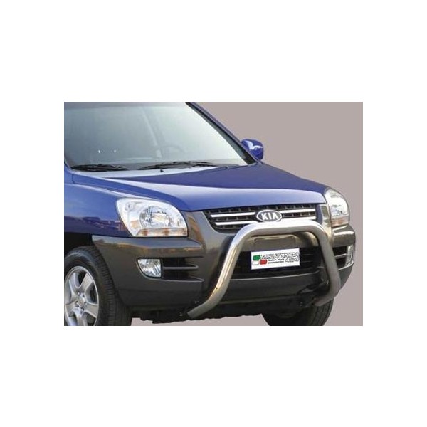 Kia Sportage II nerezový predný ochranný rám 76mm