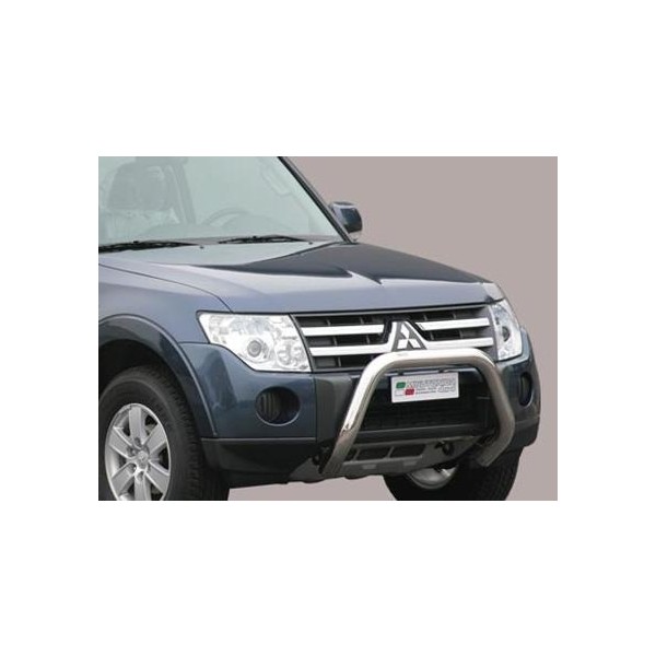 Mitsubishi Pajero IV nerezový predný ochranný rám 76mm