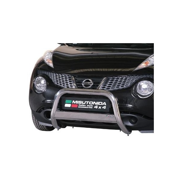 Nissan Juke I F15 nerezový predný ochranný rám 63mm