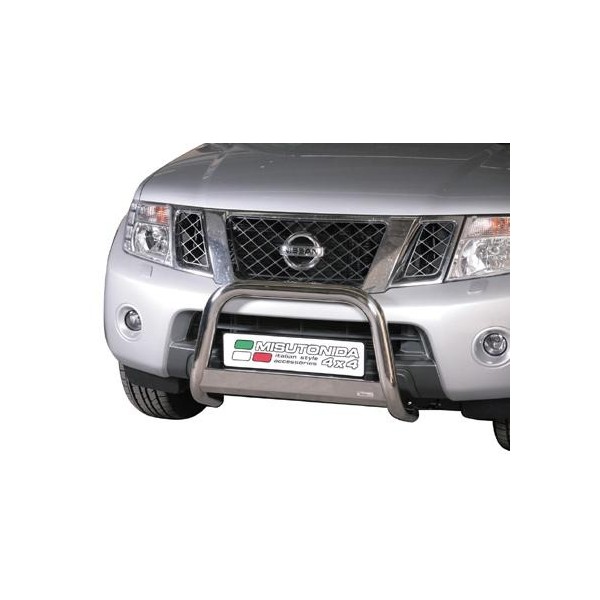 Nissan Navara II FL nerezový predný ochranný rám 63mm