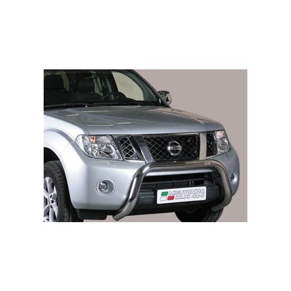 Nissan Navara V6 II FL nerezový predný ochranný rám 76mm