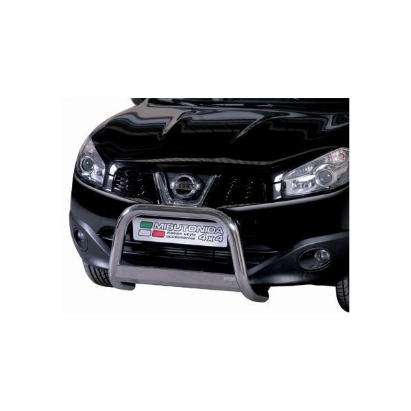 Nissan Qashqai FL nerezový predný ochranný rám 63mm