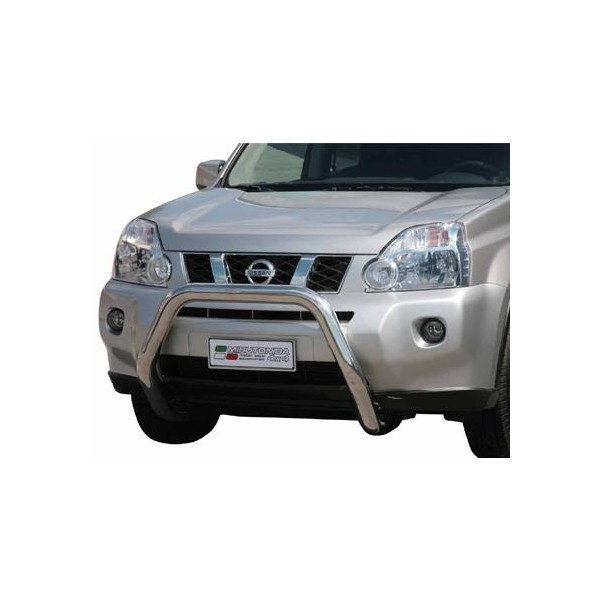 Nissan X-Trail II nerezový predný ochranný rám 76mm