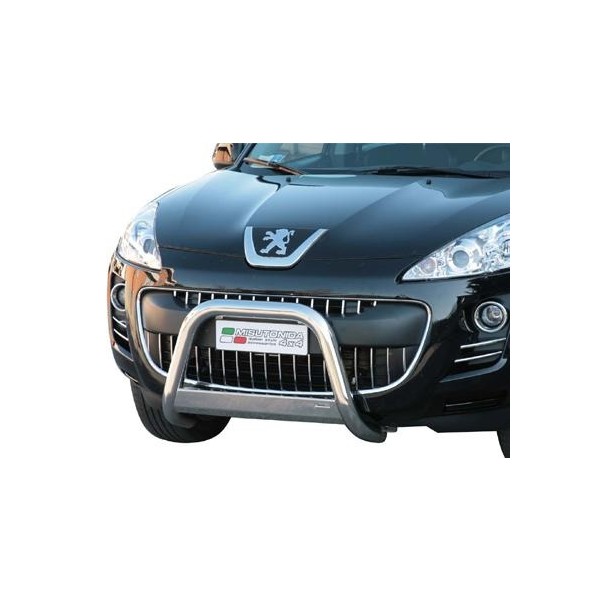 Peugeot 4007 nerezový predný ochranný rám 63mm