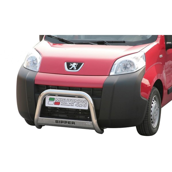 Peugeot Bipper nerezový predný ochranný rám 63mm