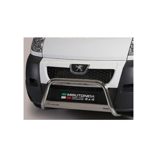 Peugeot Boxer nerezový predný ochranný rám 63mm