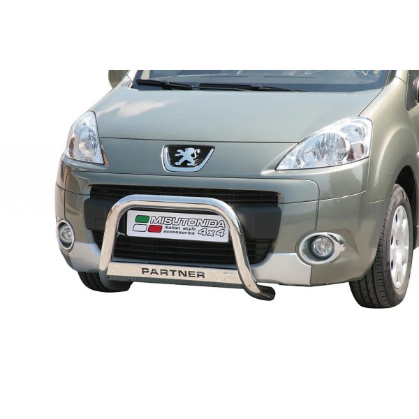 Peugeot Partner nerezový predný ochranný rám 63mm