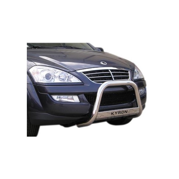 SsangYong Kyron nerezový predný ochranný rám 63mm