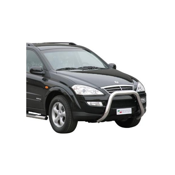 SsangYong Kyron nerezový predný ochranný rám 76mm