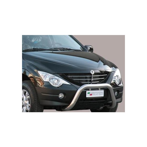 SsangYong Actyon nerezový predný ochranný rám 76mm