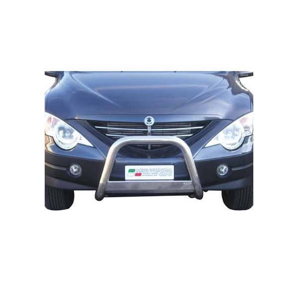 SsangYong Actyon Sports nerezový predný ochranný rám 63mm
