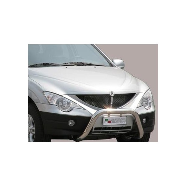 SsangYong Actyon Sports nerezový predný ochranný rám 76mm