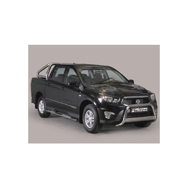 SsangYong Actyon Sports FL nerezový predný ochranný rám 63mm