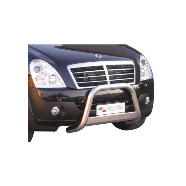 SsangYong Rexton II nerezový predný ochranný rám 63mm