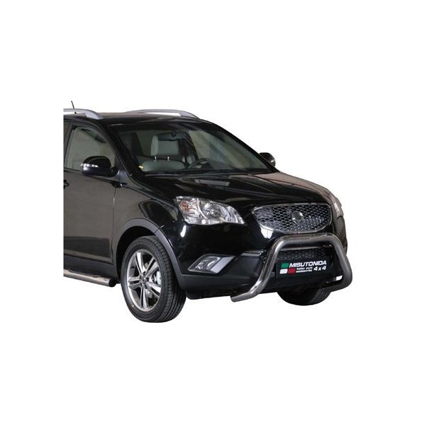SsangYong Korando III nerezový predný ochranný rám 76mm