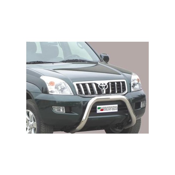 Toyota Land Cruiser KDJ 120/125 nerezový predný ochranný rám 76mm