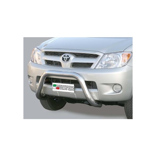 Toyota Hilux VII nerezový predný ochranný rám 76mm