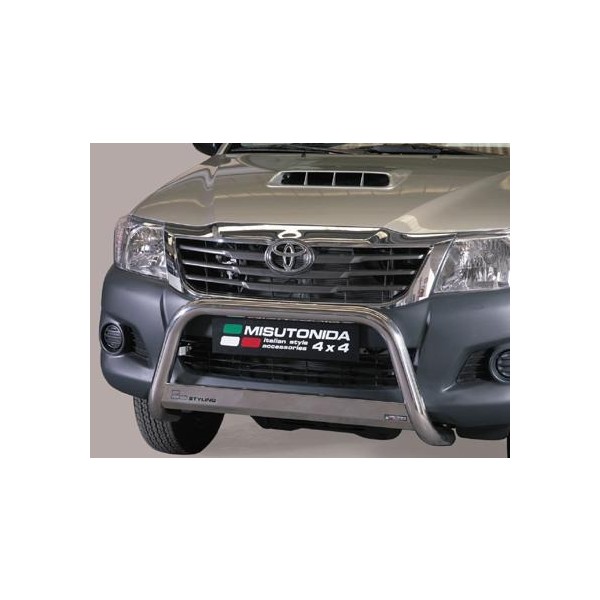 Toyota Hilux VII FL nerezový predný ochranný rám 63mm
