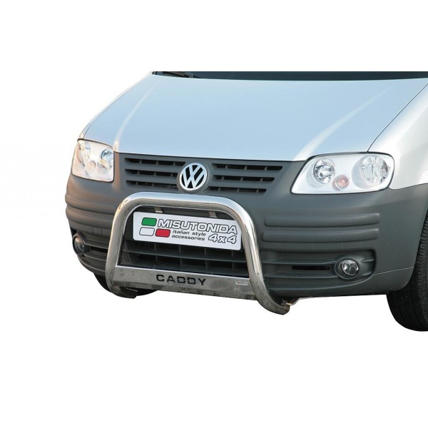 Volkswagen Caddy nerezový predný ochranný rám 63mm