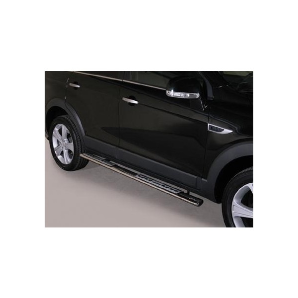 Nerez bočné dizajnové nášľapy Chevrolet Captiva FL