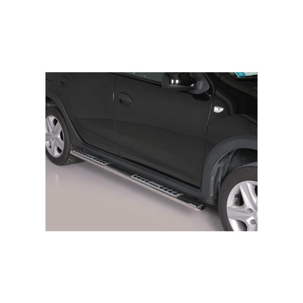 Nerez bočné dizajnové nášľapy Dacia Sandero Stepway