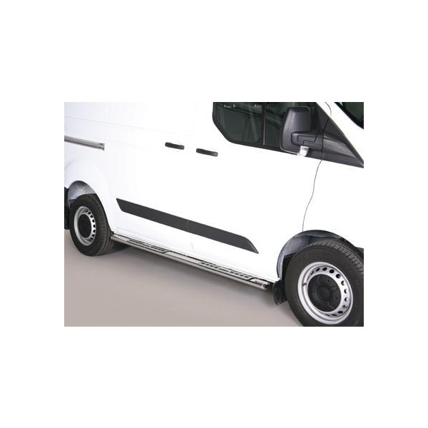 Nerez bočné dizajnové nášľapy Ford Transit Custom, krátká verze (L1)