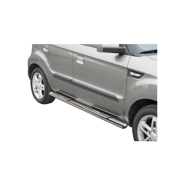 Nerez bočné dizajnové nášľapy Kia Soul