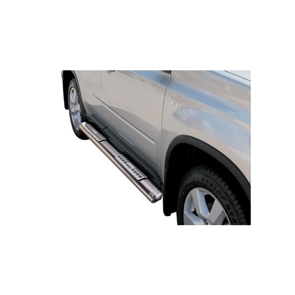 Nerez bočné dizajnové nášľapy Nissan X-Trail II