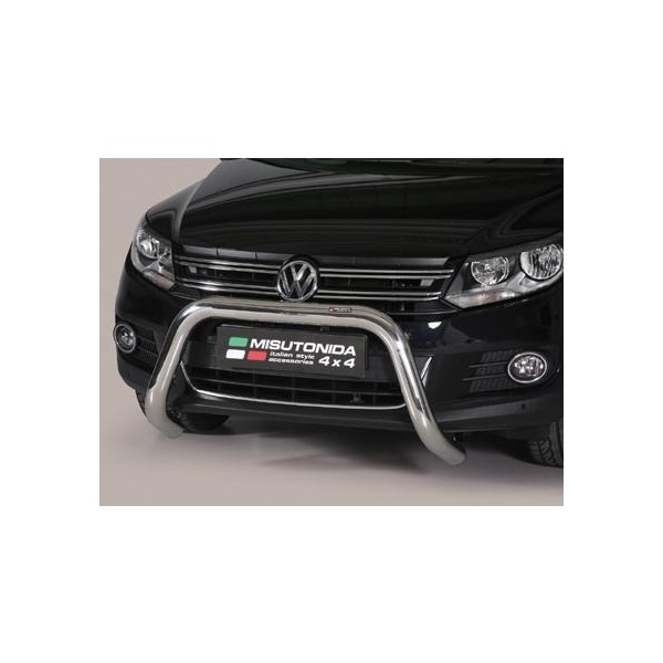 Volkswagen Tiguan FL nerezový predný ochranný rám 76mm