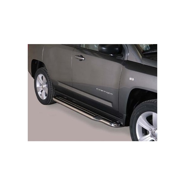 Bočné nerezové nášľapy JEEP Compass FL