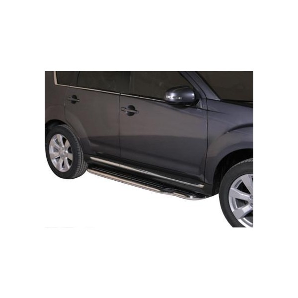 Bočné nerezové nášľapy Mitsubishi Outlander II FL