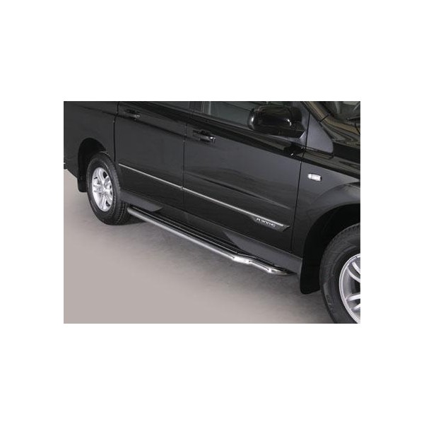 Bočné nerezové nášľapy SsangYong Actyon Sports