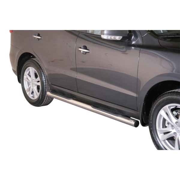 Nerez bočné nášľapy so stúpadlami Hyundai Santa Fe II facelift