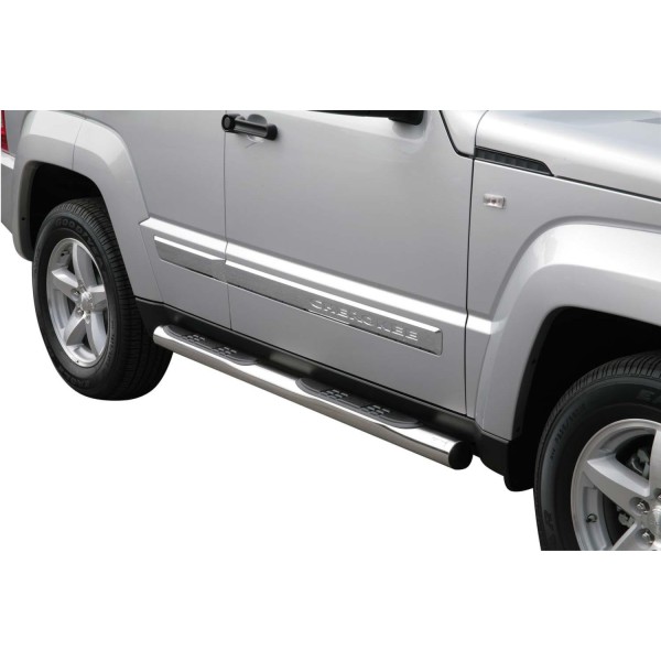 Nerez bočné nášľapy so stúpadlami Jeep Cherokee (KK)