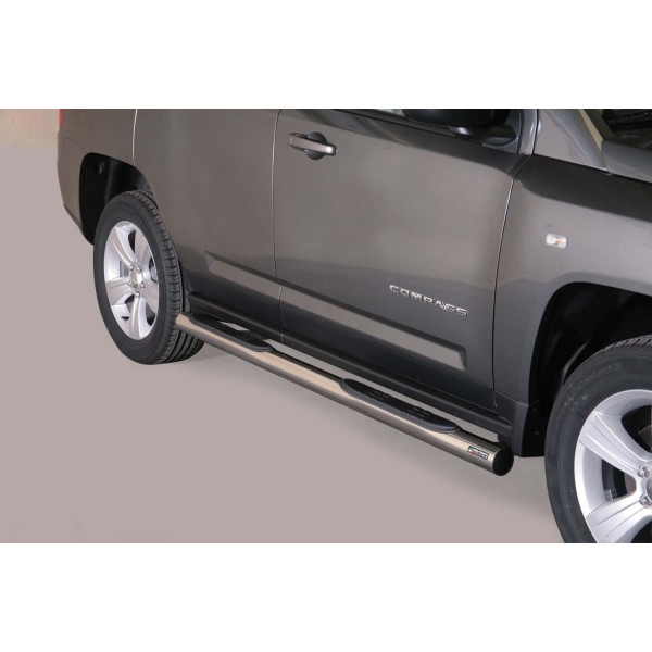 Nerez bočné nášľapy so stúpadlami Jeep Compass II