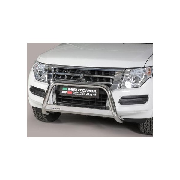 Mitsubishi Pajero 3/5-dvéř. nerezový predný ochranný rám 63mm
