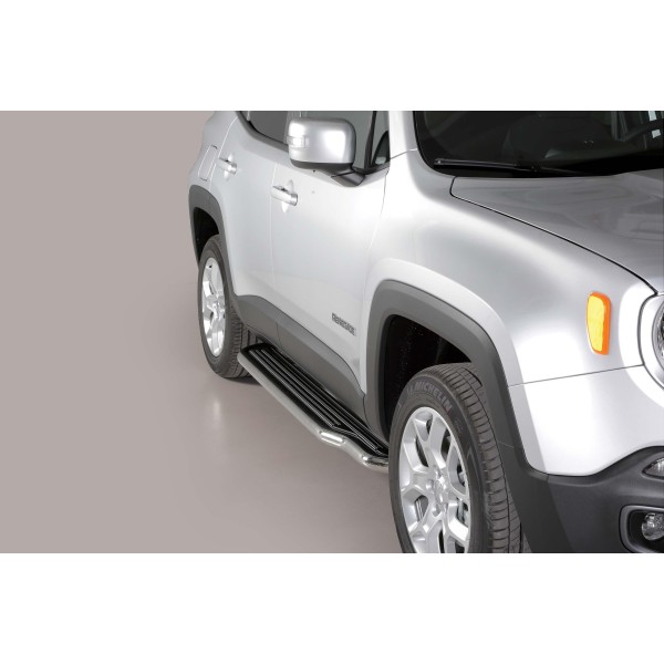 Bočné nerezové nášľapy Jeep Renegade / Trailhawk
