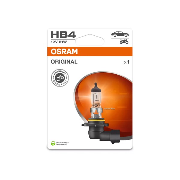 OSRAM STANDARD autožiarovka HB4, 1 ks v balení