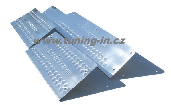 Mercedes Benz Sprinter W901 (99-06) - NEREZ chrom nástupné lišty - OMSA LINE