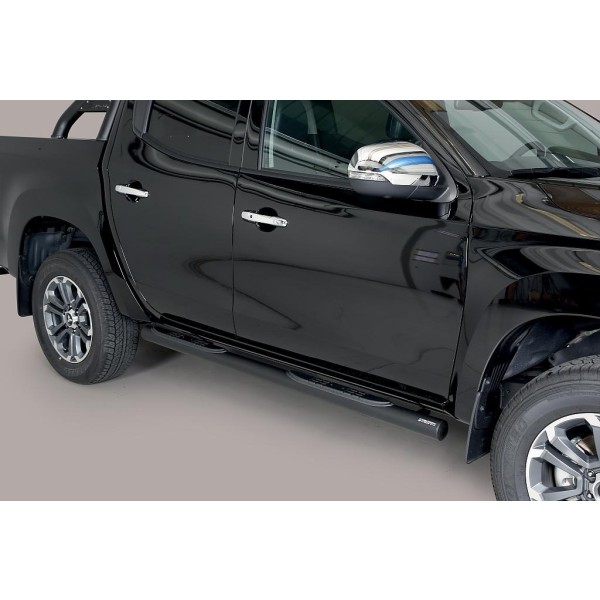 Nerez bočné nášľapy so stúpadlami Mitsubishi L200 V Double/Extra cab