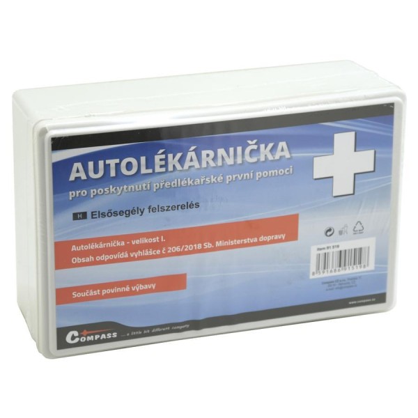 Autolekárnička - Autolekárnička nové plnenie Krabička