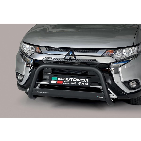 Mitsubishi Outlander III facelift nerezový predný ochranný rám 76mm