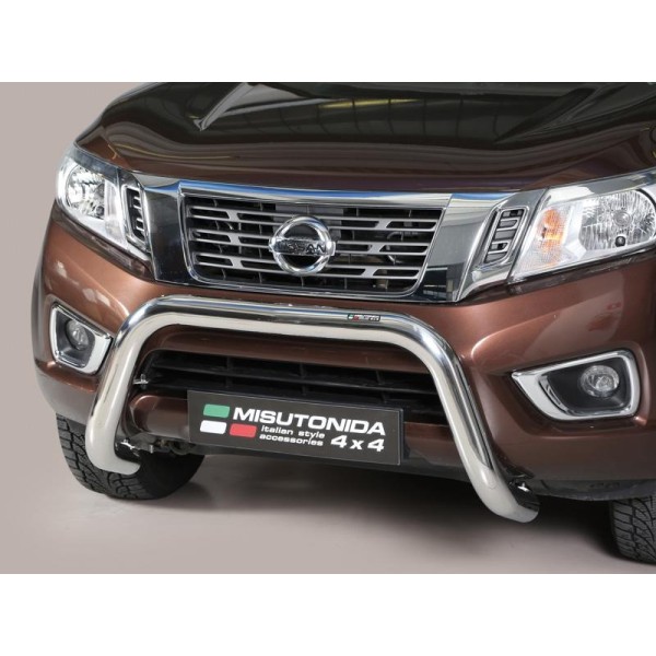 Nissan Navara NP 300 nerezový predný ochranný rám 76mm