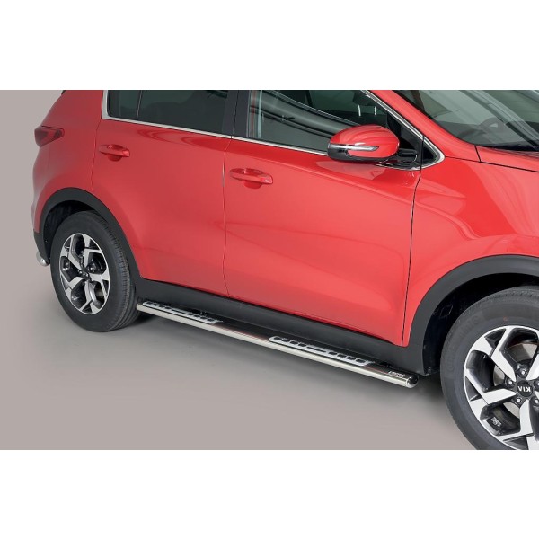 Nerez bočné dizajnové nášľapy Kia Sportage IV