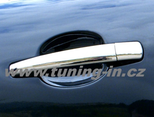 Peugeot 207 2D - nerez chrom kryty kľučiek OMSA tuning